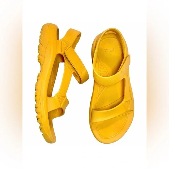 Teva Hurricane Drift Sandals Waterproof Sunflower Sandals Women’s Size 5 - Picture 2 of 8